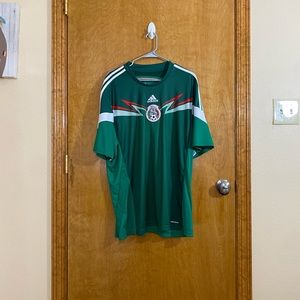Mexico 2014 Adidas Home Soccer Jersey Size 2XL